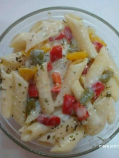A picture of #PFR Pasts in white sauce.