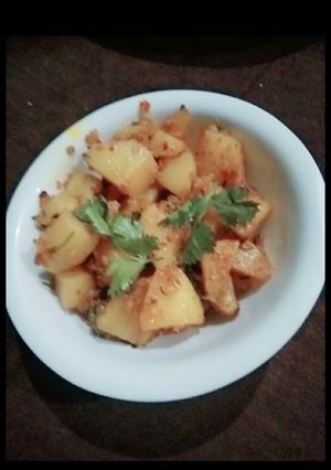 A picture of सुखी आलू सब्ज़ी.