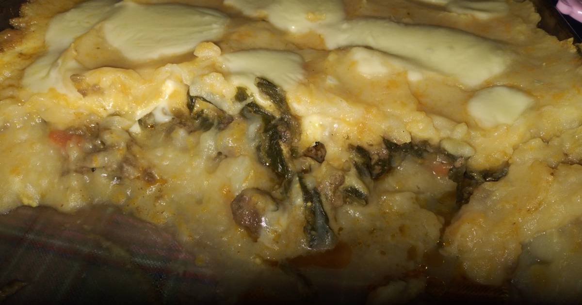 Pastel de papas y espinacas - 29 recetas caseras- Cookpad