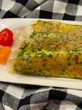 Chive and Rice Paper Egg Pancakes
