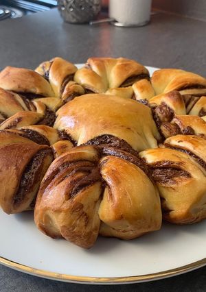 Una foto de Pan Estrella de Nutella