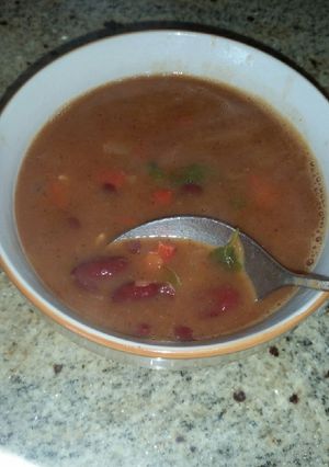 Una foto de Habichuelas hervidas dominicanas