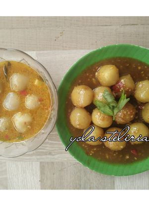 Foto resep Cilok empuk (cilok goang dan cilok bumbu kacang)