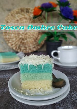 Foto resep Tosca Ombre Cake
