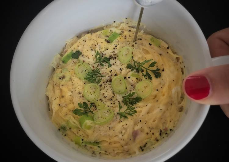 Recipe of Ultimate Omelette cupcake in microwave