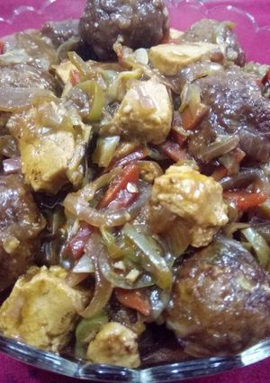 A picture of Oil free Paneer Manchurian.