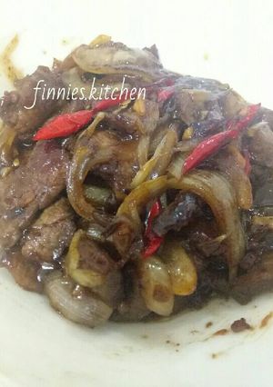 Foto resep Sapi tumis bawang bombay