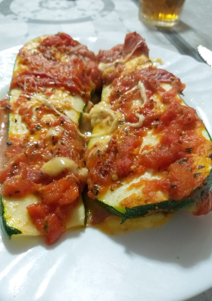 Una foto de Montaditos de calabacín
