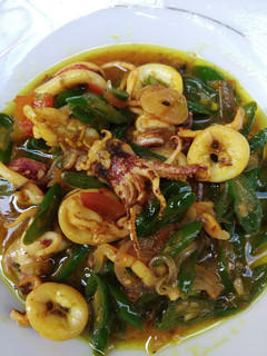 Foto resep Cumi kuning cabe ijo