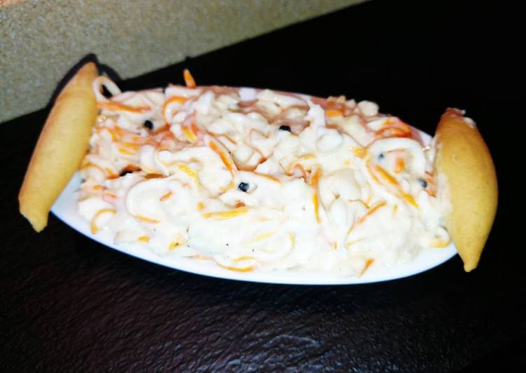 Ensaladilla de rallado de surimi