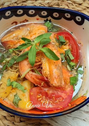 Hình của món Canh chua tôm.