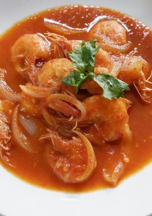 Foto resep Udang Saus Padang#SiapRamadan