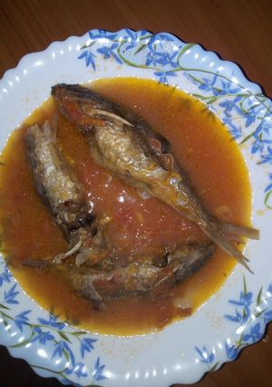A picture of Okoko (Fish Stew).