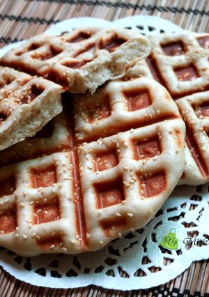 香蕉格子麵包 的食譜成品照片