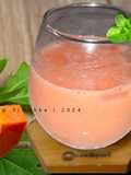 Papaya MiYo (Milk Yogurt) Juice Healthy Breakfast