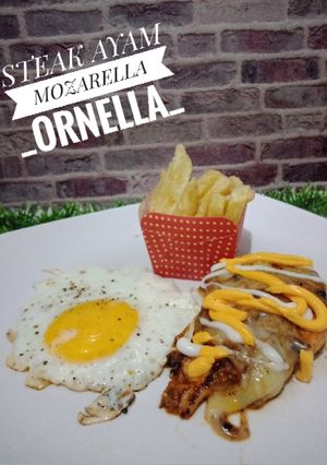 Foto resep Steak Ayam Mozarella Tidak Pakai Ribet