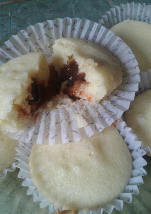 Una foto de Muffins simples con dulce de leche