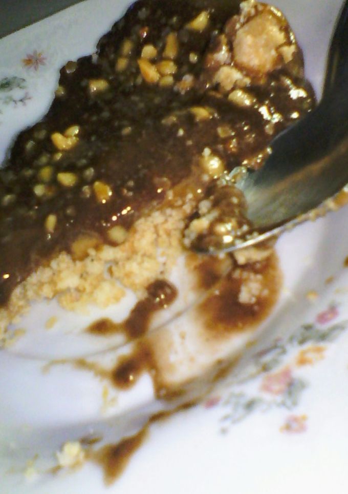 Una foto de Postre helado base crocante 🍫(⁠人⁠ ⁠•͈⁠ᴗ⁠•͈⁠)