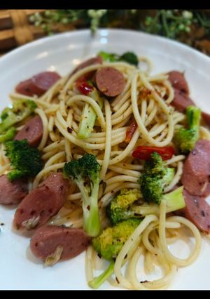 Gambar Spaghetti Aglio Olio