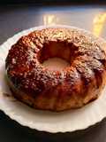 Budín de pan con dulce de leche