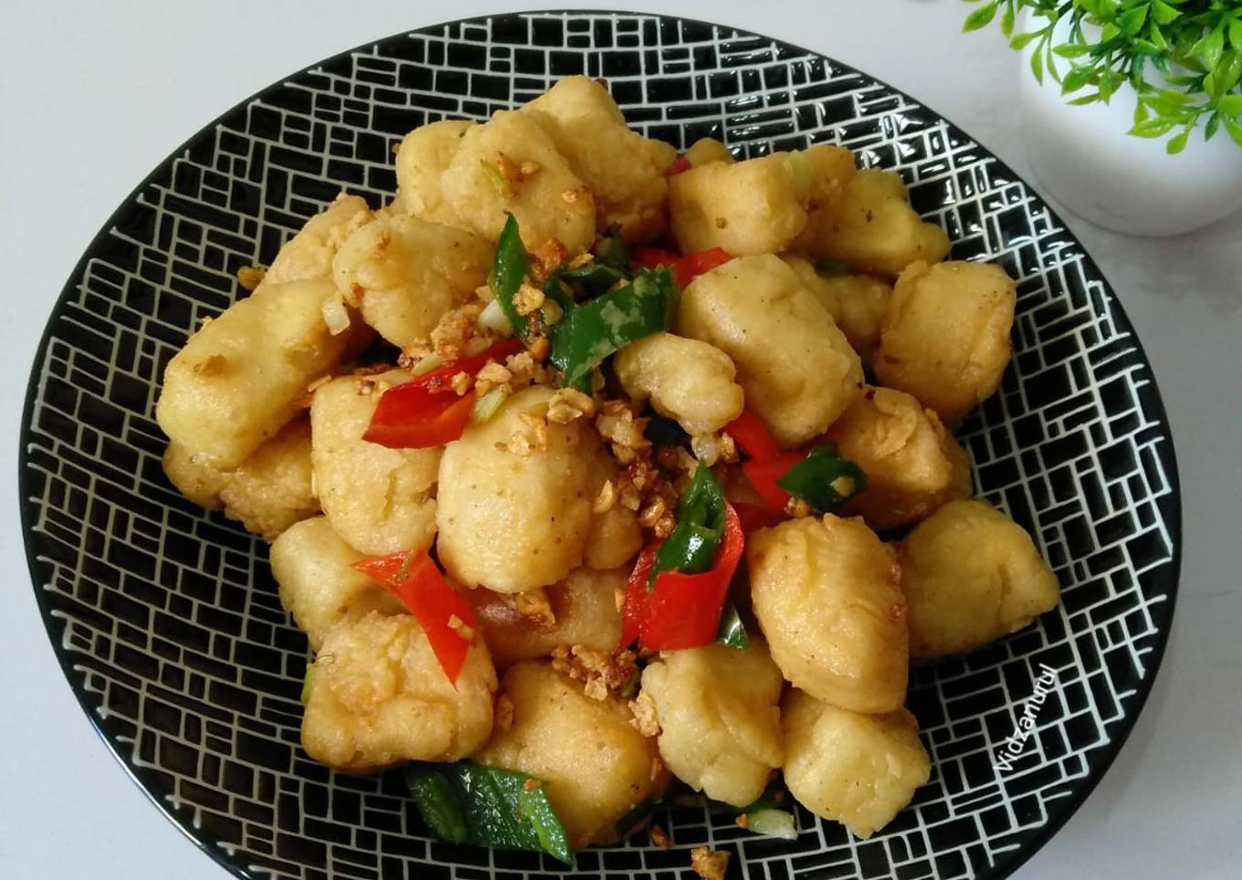 Tahu cabe lada garam