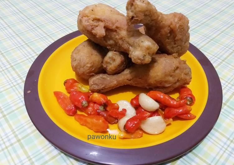 Resep 195.Ayam Goreng Tepung(untuk ayam geprek), Bikin Ngiler