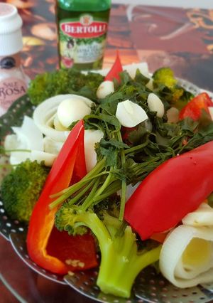 Párolt zöldség recept fotója