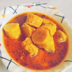 A picture of Rajasthani gatta curry.