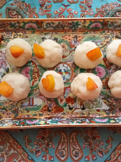 عکسی از دستور موچی شیرینی ژاپنی (آرد برنج)
