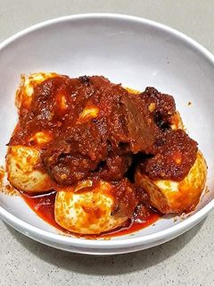 Foto resep Daging Telur Bumbu Rujak