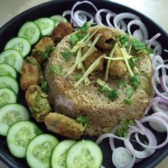 Seekh kabab Biryani A picture of Seekh kabab Biryani.