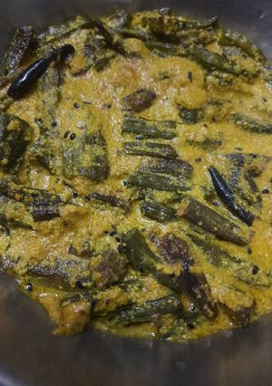 ভিন্ডি পোস্ত (vindi posto recipe in bengali) রেসিপির প্রধান ছবি