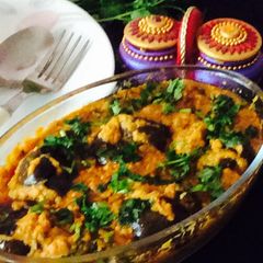 A picture of Baghare Baingan Hyderabad special.