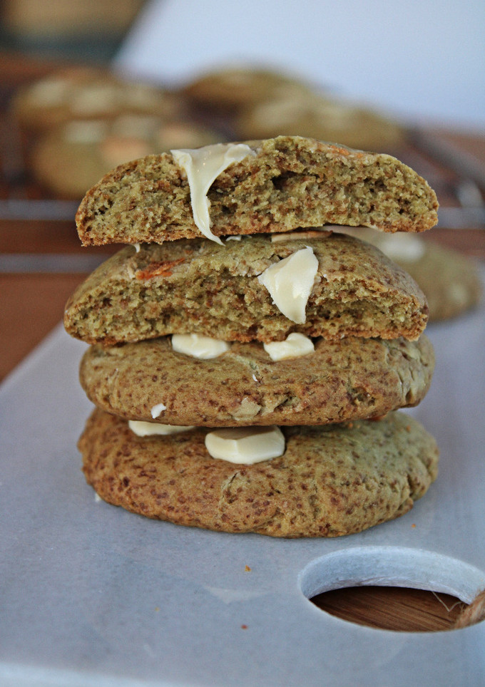 Una foto de Galletas de té matcha