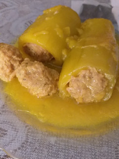 Una foto de Calabacines rellenos