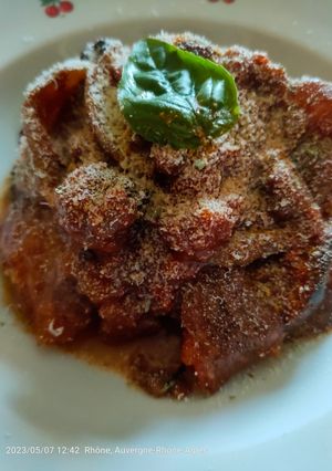 Une photo de Aubergines à la paysanne