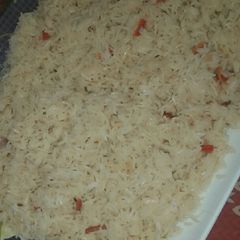 A picture of Carrot pulao.
