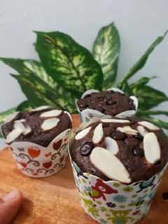 Foto resep Chocolate coffee banana muffin
