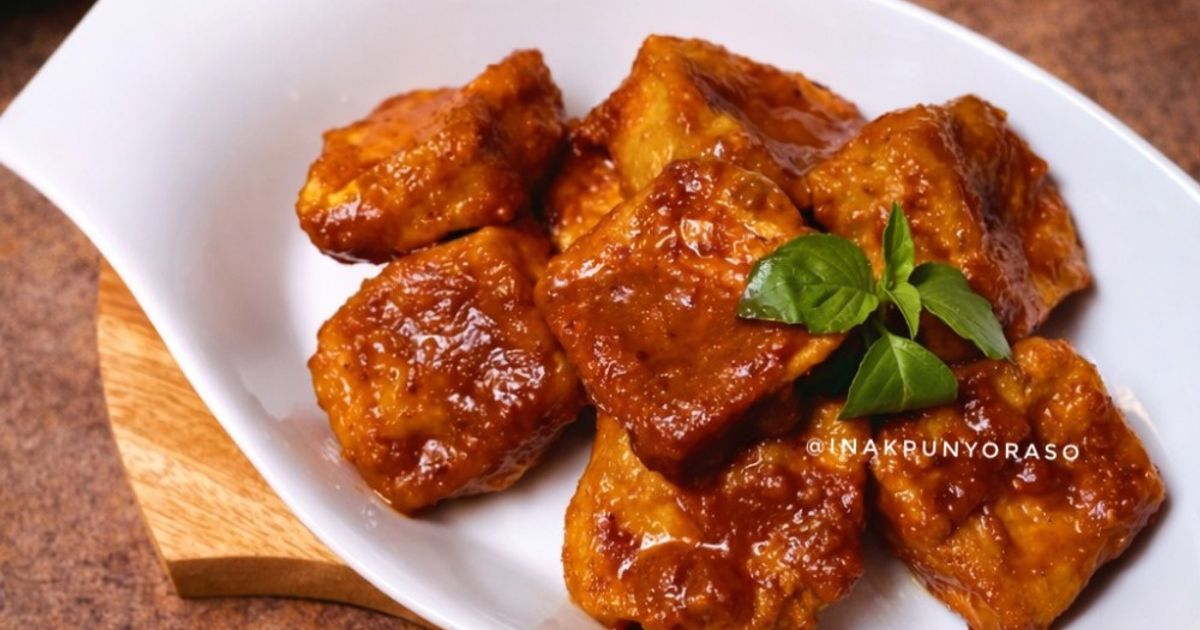 Tahu Goreng Sambal Kacang