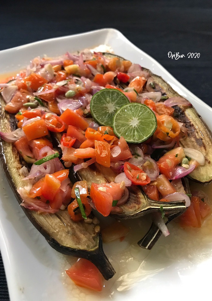 Foto resep Terong Bakar Sambal Dabu-Dabu