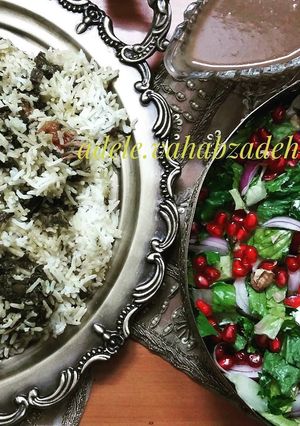 عکسی از دستور سالاد انار