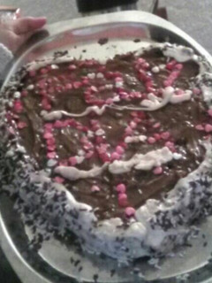 Una foto de Deliciosa torta de chocolate con aceite