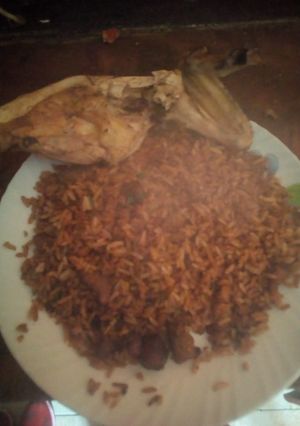 A picture of Pilau kuku#localfoodcontest_kakamega.