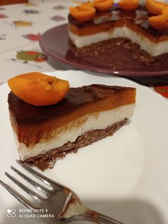 Nyers Vegan barackos joghurttorta recept fotója