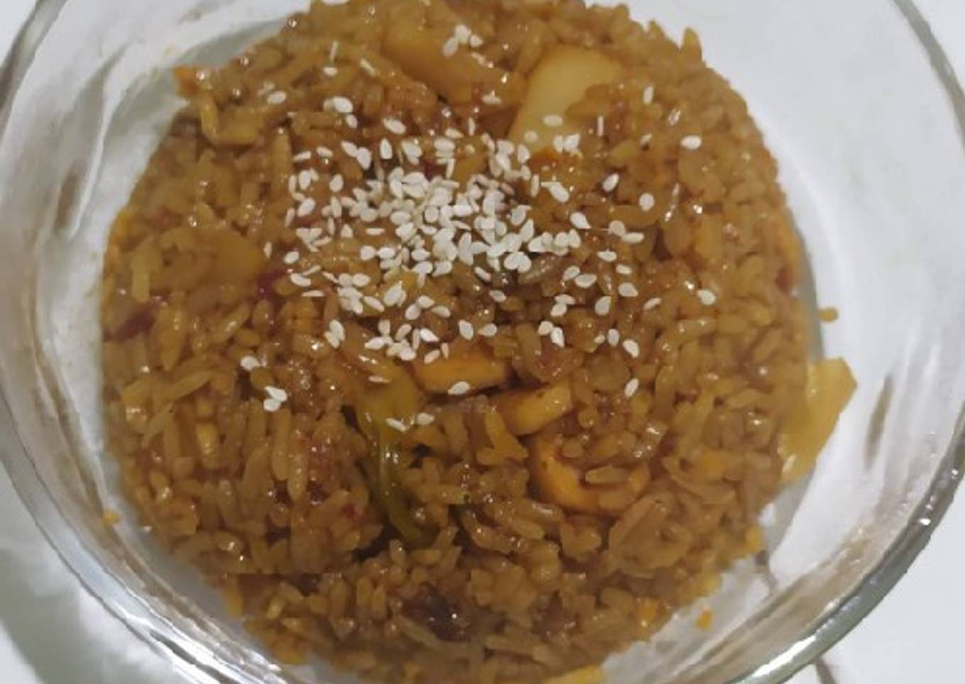 51. Kimchi Bokkeumbap (Nasi Goreng Kimchi)