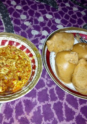 A picture of Alala da miyan kwai.