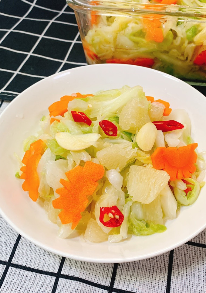 柚子風味台式泡菜 的食譜成品照片