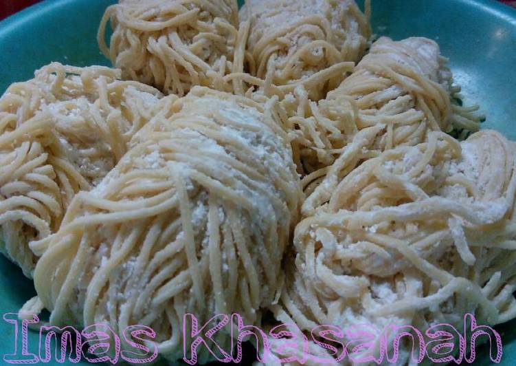 Resep masakan Mi mentah kenyal | Bahan Membuat Mi mentah kenyal Yang Lezat Sekali