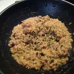 Foto di Risotto salsiccia e curry
