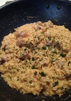 Foto di Risotto salsiccia e curry